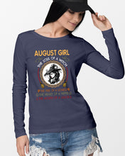Load image into Gallery viewer, Birthday Gift For August Girl The Soul Of A Witch Unisex Long Sleeve