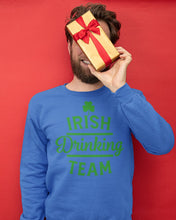 Load image into Gallery viewer, Irsih Drinking Team Green Shamrock St Patrick's Day Sweatshirt