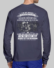 Load image into Gallery viewer, Amazing Gift For Husband She Love Me So Much Skull Unisex Long Sleeve