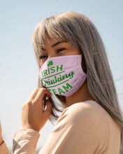 Load image into Gallery viewer, Irsih Drinking Team Green Shamrock St Patrick's Day Cloth Face Mask