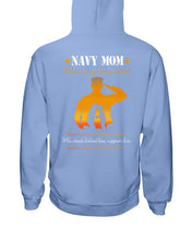 Load image into Gallery viewer, Son Gift For Navy Mom Behind Every Strong Soldier Hoodie