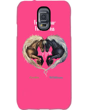 Load image into Gallery viewer, Horses From Our First Kiss Custom Name Gift For Girlfriend Phone case