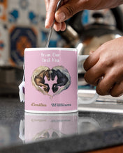 Load image into Gallery viewer, Horses From Our First Kiss Custom Name Gift For Girlfriend Mug