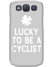 Load image into Gallery viewer, Lucky To Be A Biker Pilot Clover St Patrick's Day Gift Phone case