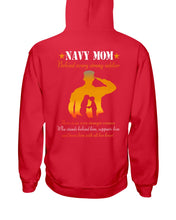 Load image into Gallery viewer, Son Gift For Navy Mom Behind Every Strong Soldier Hoodie