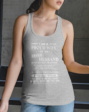 Load image into Gallery viewer, I Am A Proud Wife Of An Irish Husband Gift For Family Ladies Flowy Tank