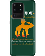Load image into Gallery viewer, Son Gift For Navy Mom Behind Every Strong Soldier Phone case
