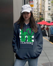 Load image into Gallery viewer, Teaching Love Clover St Patrick's Day Gift Hoodie