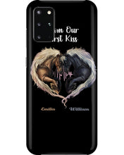 Load image into Gallery viewer, Horses From Our First Kiss Custom Name Gift For Girlfriend Phone case