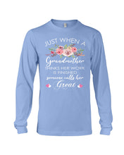 Load image into Gallery viewer, Just When A Grandmother Thinks Her Work Is Finished Unisex Long Sleeve