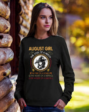 Load image into Gallery viewer, Birthday Gift For August Girl The Soul Of A Witch Sweatshirt