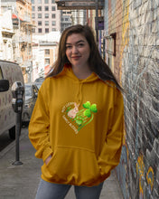 Load image into Gallery viewer, Rabbit Not Lucky Simply Blessed Heart Clover St Patrick's Day Gift Hoodie