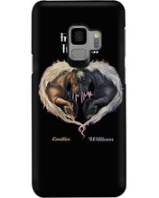 Load image into Gallery viewer, Horses From Our First Kiss Custom Name Gift For Girlfriend Phone case