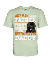 Load image into Gallery viewer, Someone Special To Be A Newfoundland Daddy Gift For Dog Lovers Guys V-Neck