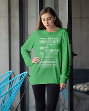 Load image into Gallery viewer, I Am A Proud Wife Of An Irish Husband Gift For Family Unisex Long Sleeve