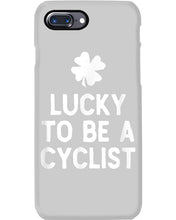 Load image into Gallery viewer, Lucky To Be A Biker Pilot Clover St Patrick's Day Gift Phone case