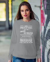 Load image into Gallery viewer, I Am A Proud Wife Of An Irish Husband Gift For Family Sweatshirt