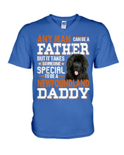 Load image into Gallery viewer, Someone Special To Be A Newfoundland Daddy Gift For Dog Lovers Guys V-Neck