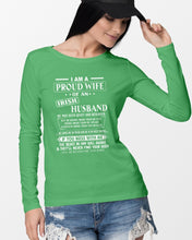 Load image into Gallery viewer, I Am A Proud Wife Of An Irish Husband Gift For Family Unisex Long Sleeve