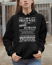 Load image into Gallery viewer, I Am A Proud Wife Of An Irish Husband Gift For Family Hoodie