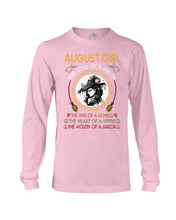 Load image into Gallery viewer, Birthday Gift For August Girl The Soul Of A Witch Unisex Long Sleeve