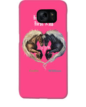 Load image into Gallery viewer, Horses From Our First Kiss Custom Name Gift For Girlfriend Phone case