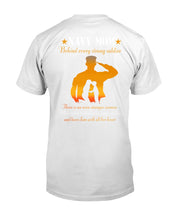 Load image into Gallery viewer, Son Gift For Navy Mom Behind Every Strong Soldier Guys Tee