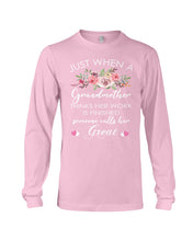 Load image into Gallery viewer, Just When A Grandmother Thinks Her Work Is Finished Unisex Long Sleeve