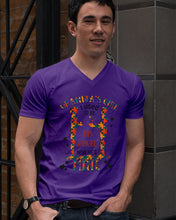 Load image into Gallery viewer, Gift For Autism Angel Grandma I Used To Be His Angel Now He's Mine Guys V-Neck
