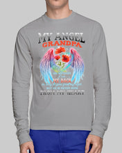Load image into Gallery viewer, My Angel Grandpa Who Watched Over My Back Unisex Long Sleeve