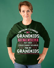 Load image into Gallery viewer, I Could Change The World For My Grandkids Unisex Long Sleeve
