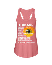 Load image into Gallery viewer, Birthday Gift For Libra Girl Will Bury You With A Smile Ladies Flowy Tank