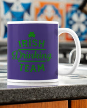 Load image into Gallery viewer, Irsih Drinking Team Green Shamrock St Patrick's Day Mug