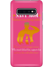 Load image into Gallery viewer, Son Gift For Navy Mom Behind Every Strong Soldier Phone case