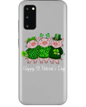 Load image into Gallery viewer, Pig Wear Plaid Shirt And Top Hat St Patrick's Day Gift Phone case