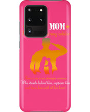 Load image into Gallery viewer, Son Gift For Navy Mom Behind Every Strong Soldier Phone case