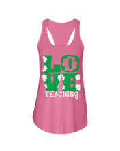 Load image into Gallery viewer, Teaching Love Clover St Patrick's Day Gift Ladies Flowy Tank