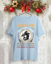 Load image into Gallery viewer, Birthday Gift For August Girl The Soul Of A Witch Guys Tee