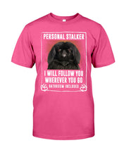 Load image into Gallery viewer, Black Pekingese Personal Stalker St. Patrick's Day Printed Mug Guys Tee