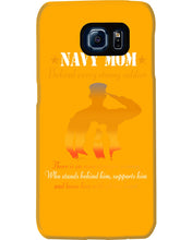 Load image into Gallery viewer, Son Gift For Navy Mom Behind Every Strong Soldier Phone case
