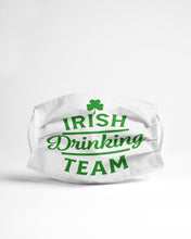 Load image into Gallery viewer, Irsih Drinking Team Green Shamrock St Patrick's Day Cloth Face Mask