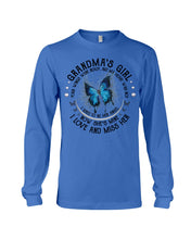 Load image into Gallery viewer, Blue Butterfly Gift For Angel Grandma Your Wings Were Ready Unisex Long Sleeve