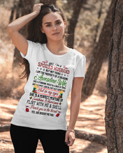 Load image into Gallery viewer, Perfect Gift For Husband Christmas Punch You In The Threat Ladies Tee