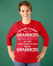 Load image into Gallery viewer, I Could Change The World For My Grandkids Unisex Long Sleeve