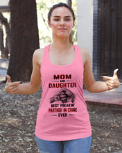 Load image into Gallery viewer, Mom And Daughter Best Freaking Partner In Crime Ever Ladies Flowy Tank