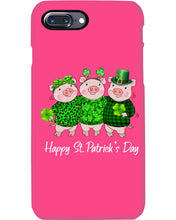 Load image into Gallery viewer, Pig Wear Plaid Shirt And Top Hat St Patrick's Day Gift Phone case