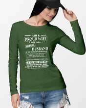 Load image into Gallery viewer, I Am A Proud Wife Of An Irish Husband Gift For Family Unisex Long Sleeve