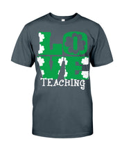 Load image into Gallery viewer, Teaching Love Clover St Patrick's Day Gift Guys Tee