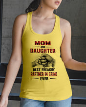 Load image into Gallery viewer, Mom And Daughter Best Freaking Partner In Crime Ever Ladies Flowy Tank