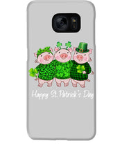 Load image into Gallery viewer, Pig Wear Plaid Shirt And Top Hat St Patrick's Day Gift Phone case